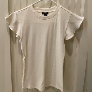 ann taylor white blouse